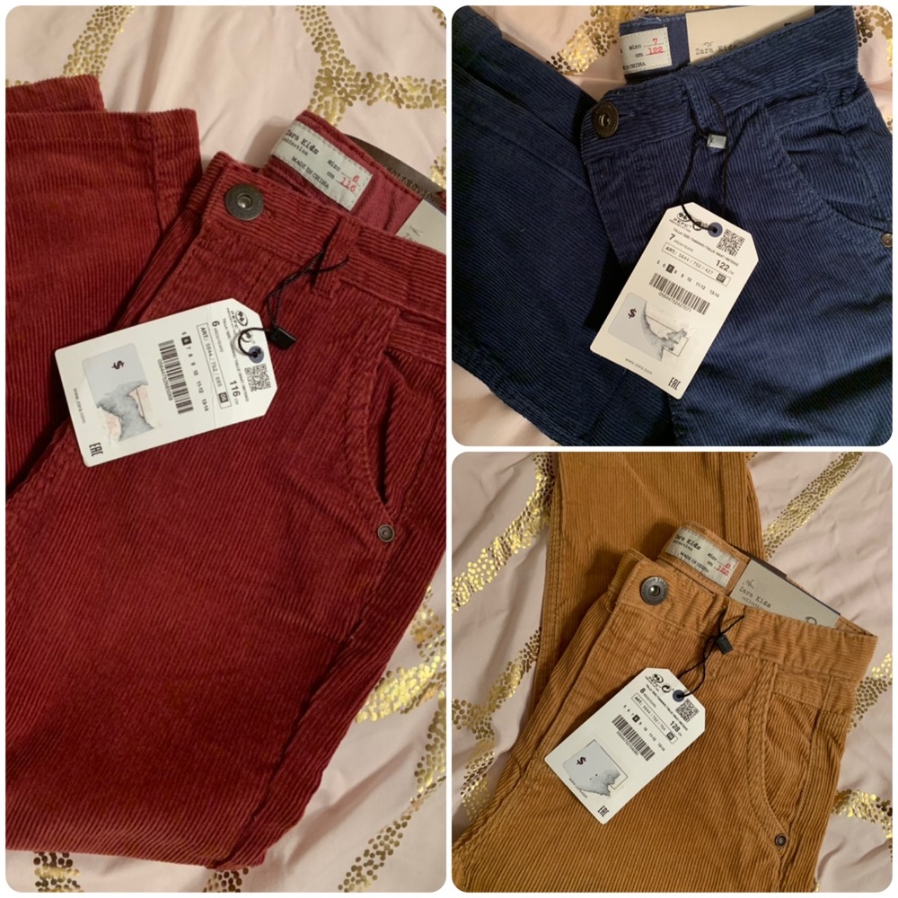THREE Zara Boy corduroy pants